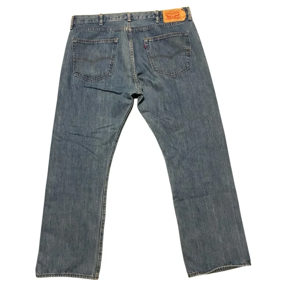 Vintage Levis 501 Straight Leg Blue Denim Jeans Mens 40x31 Faded Y2K Streetwear